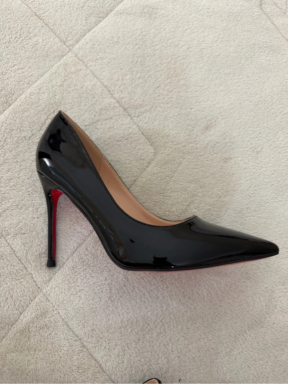 Classic Black Patent Pointed-Toe Stiletto Pump